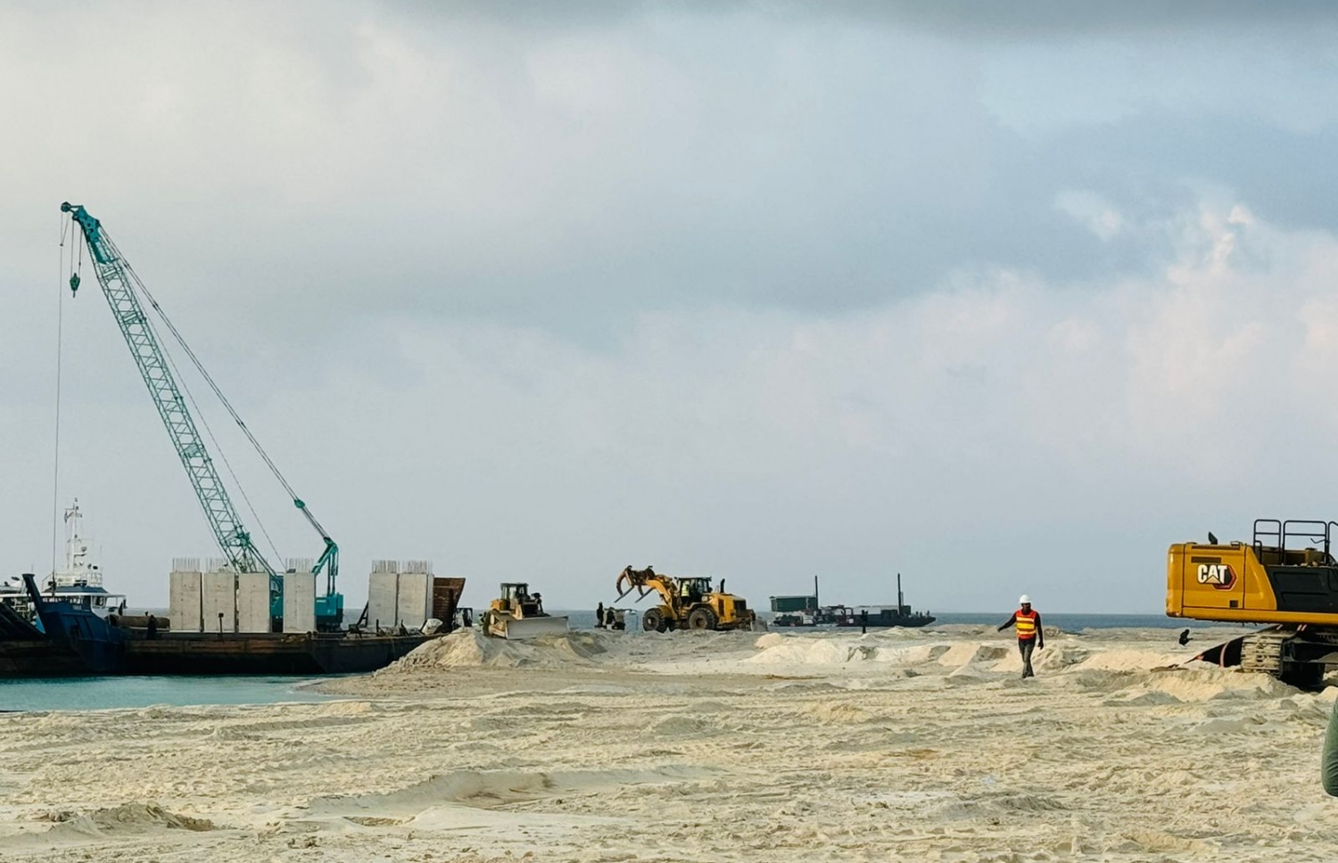 ފުށިދިއްގަރުފަޅު ހިއްކުމުގެ މަސައްކަތް މިއަދު ކުރަނީ