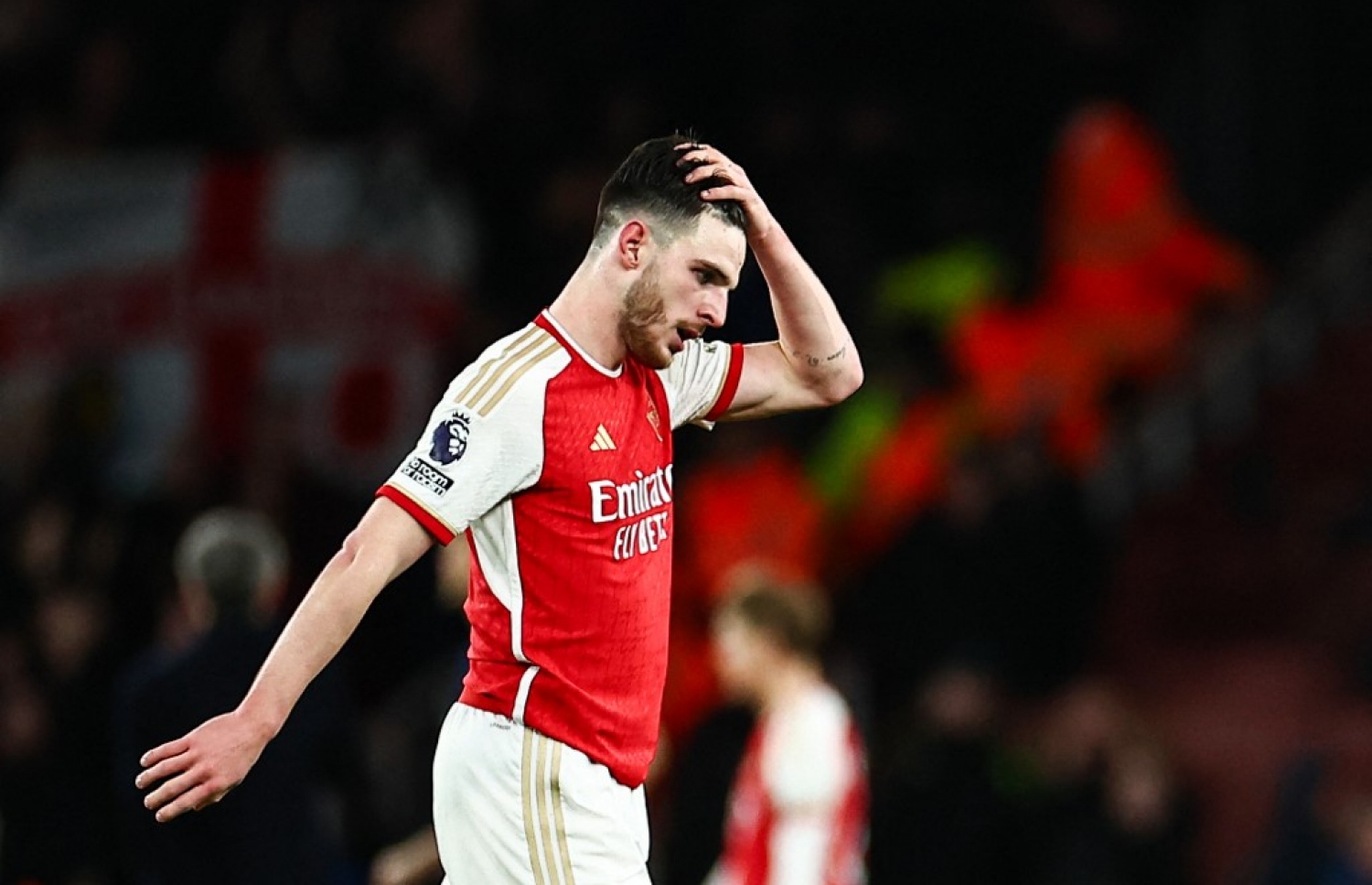 ވެސްޓް ހޭމް އަތުން ބަލިވެ، އާސެނަލް އަށް ކުޅޭ ރައިސް މާޔޫސް ވެފަ.-- ފޮޓޯ: އޭއެފްޕީ