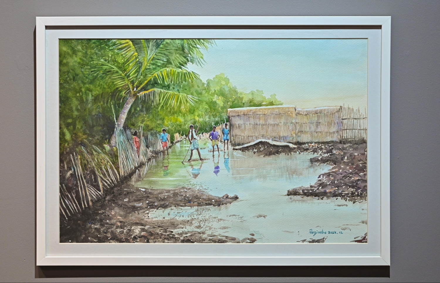 މާލެއަށް 1900 ގެ އަހަރުތަކުގައި އުދަ އަރާފައިވާ މަންޒަރު ދައްކުވައިދޭ ކުރެހުމެއް -- ފޮޓޯ: ނިޝާން އަލީ/ މިހާރު