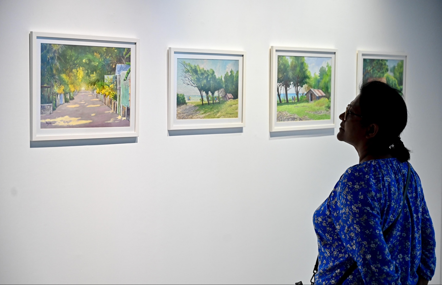 މީހަކު ނާޒިމްބެގެ ކުރެހުންތައް ބަލާލަނީ --  ފޮޓޯ: ނިޝާން އަލީ/ މިހާރު