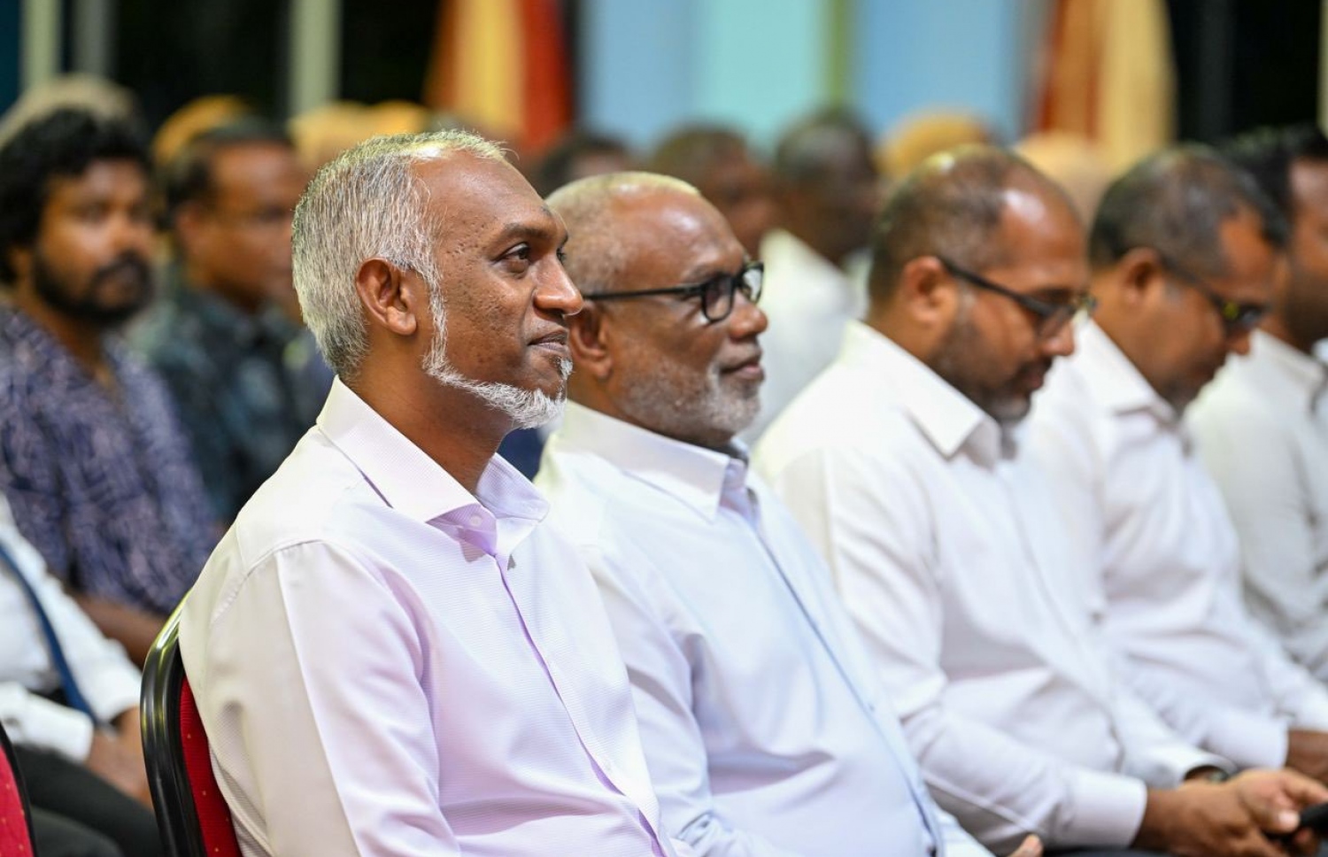 ފުވައްމުލަކުގައި މިރޭ ބޭއްވި ޖަލްސާގައި ރައީސް މުއިއްޒާއި އަބްދުއްރަހީމް