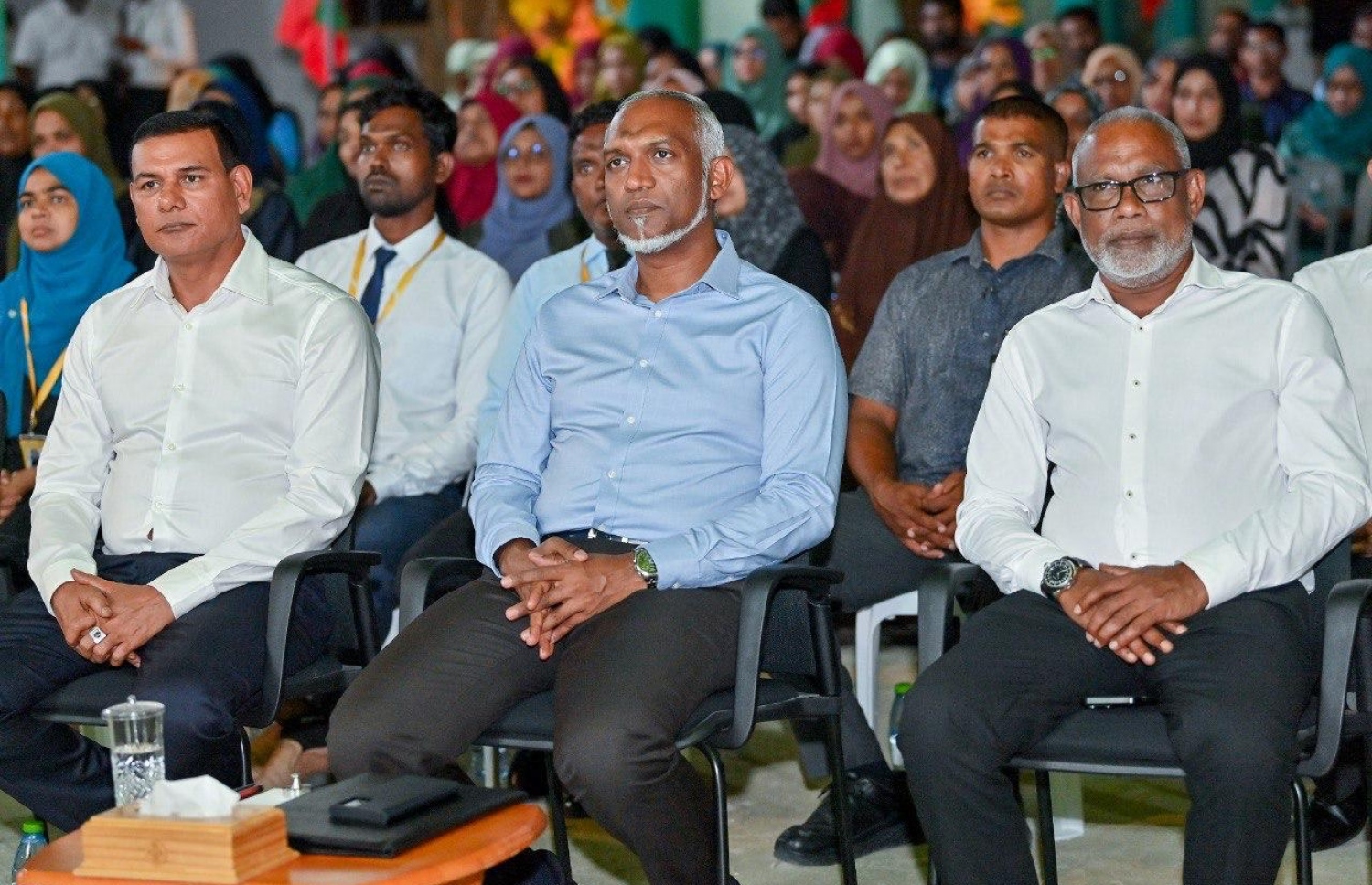 މީދޫގައި މިއަދު ބޭއްވި ޖަލްސާގައި ރައީސް ބައިވެރިވެވަޑައިގަންނަވަނީ