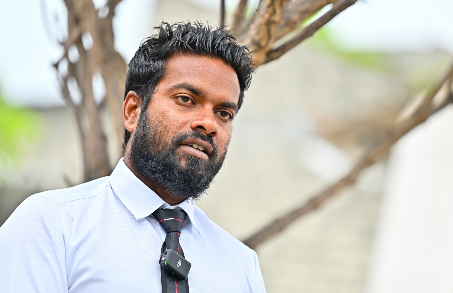 ތ. ކަނޑޫދޫ ކައުންސިލްގެ ރައީސް އަހްމަދު ރީހާން ދަނޑުވެރިންގެ ދިފާއުގައި ވާހަކަ ދައްކަވަނީ. -- ފޮޓޯ: ފަޔާޒް މޫސާ/މިހާރު