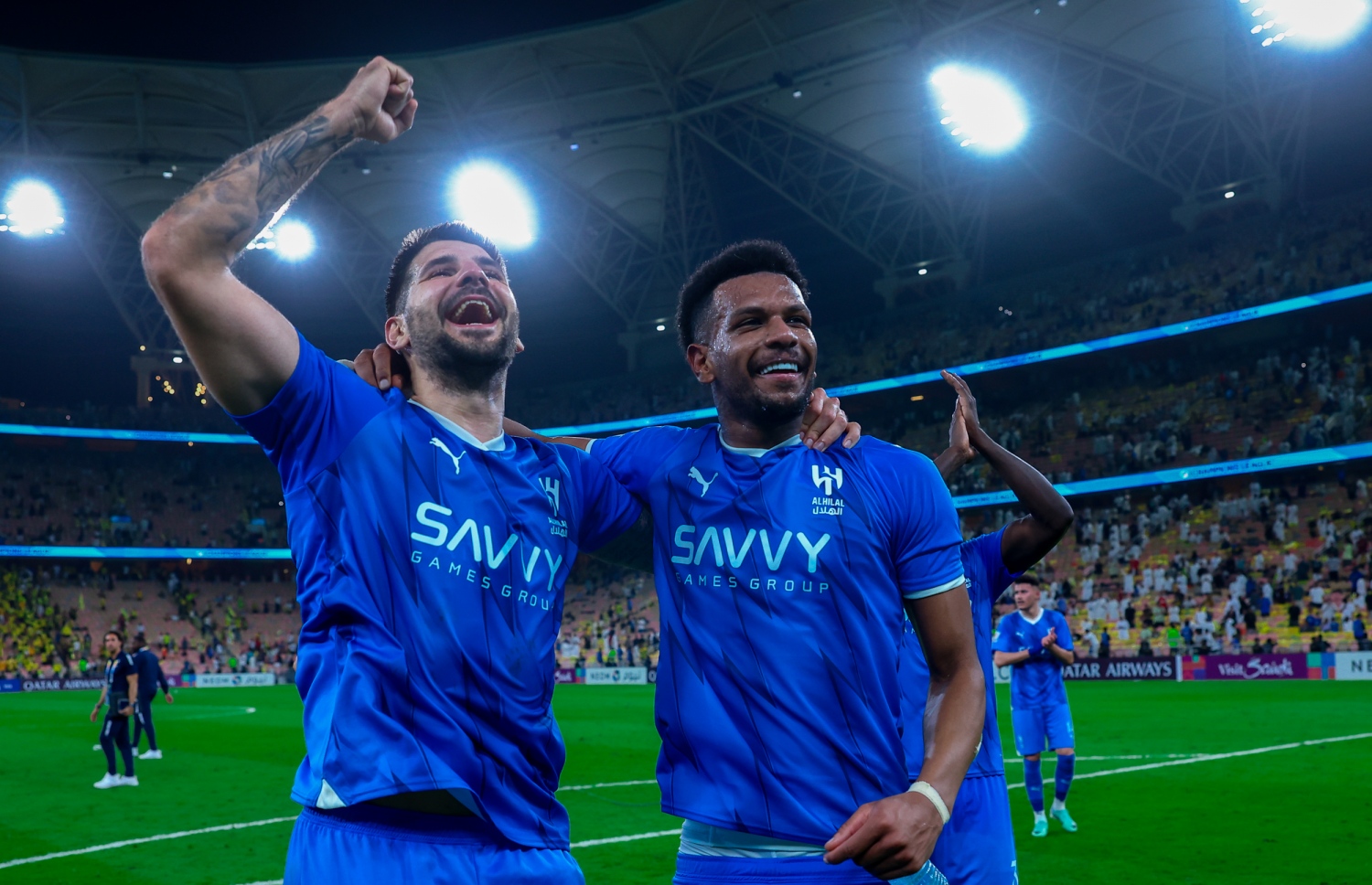 ހިލާލްގެ ކުޅުންތެރިން އުފާފާޅު ކުރަނީ.-- ފޮޓޯ: ހިލާލް