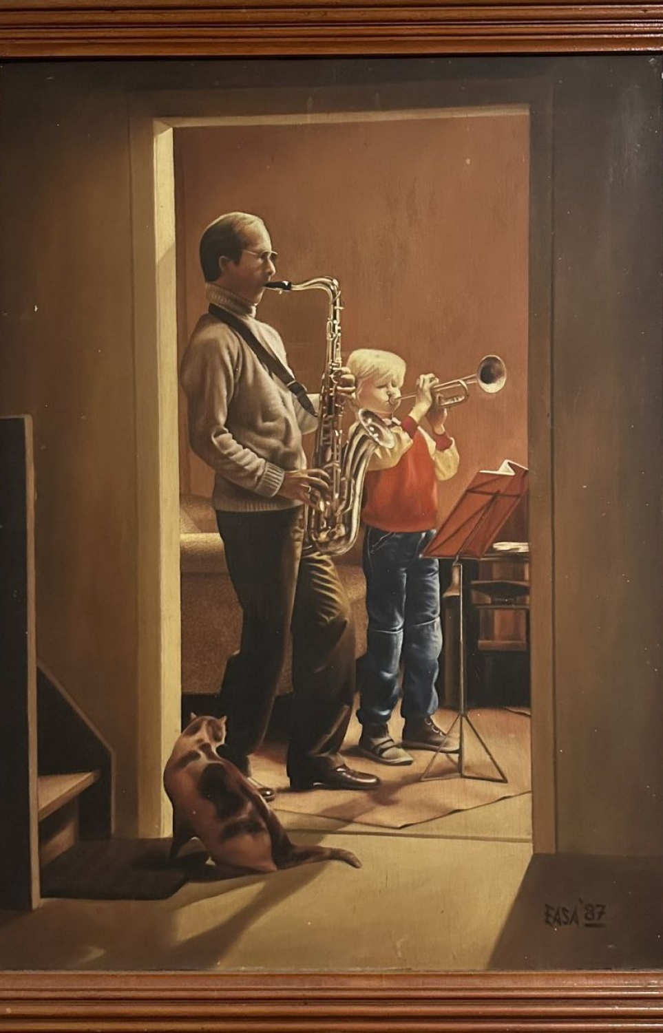 އޮއިލް ޕެއިންޓިން ބޭނުންކޮށްގެން އީސަ ކުރަހާފައިވާ ކުރެހުމެއް. މި ކުރެހުމަށް ވެސް މުޅި މުބާރާތުން އެއް ވަނަ ލިބުނު.