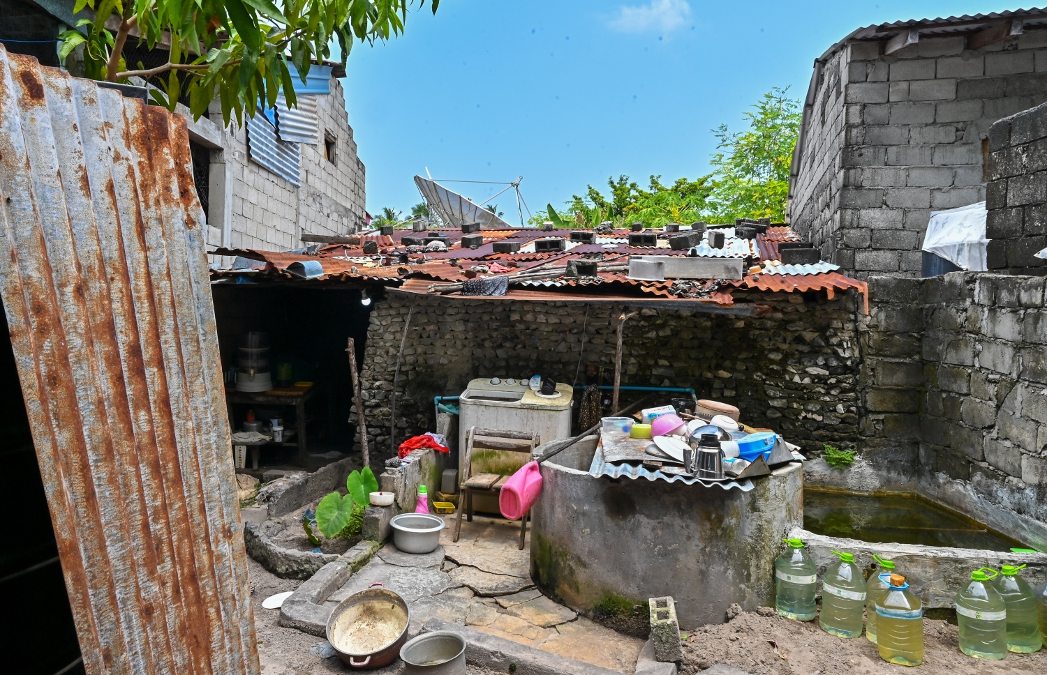 ފާތުމަތު ދިރިއުޅޭ ގޭގެ ގިފިލި.-- ފޮޓޯ: ފަޔާޒު މޫސާ/ މިހާރު