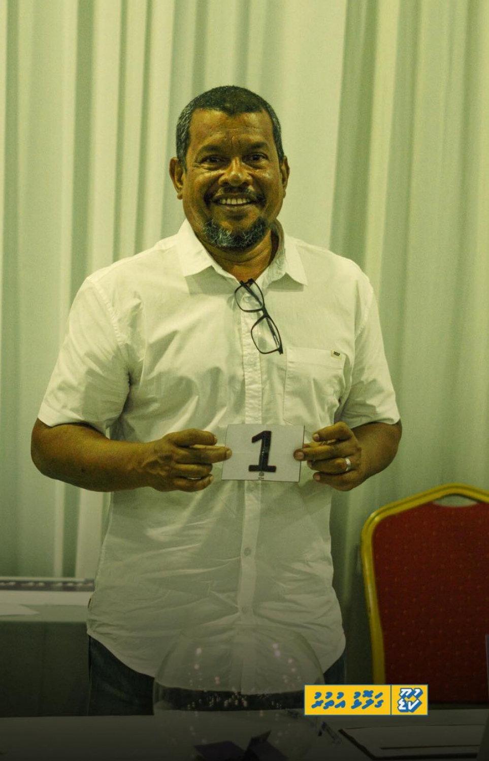 ގަލޮޅު އުތުރު ދާއިރާއަށް ވާދަކުރާ ކުޑޫ ކެންޑިޑޭޓް ނަމްބަރު ދައްކާލަނީ.