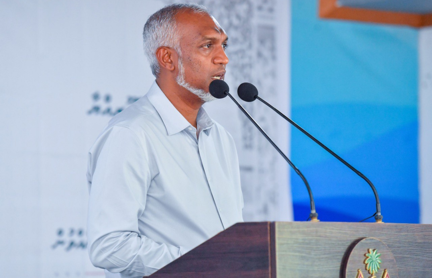 ރައީސް ރައްޔިތުންނާ ވާހަކަފުޅު ދައްކަވަނީ. -- ފޮޓޯ | ރައީސް އޮފީސް