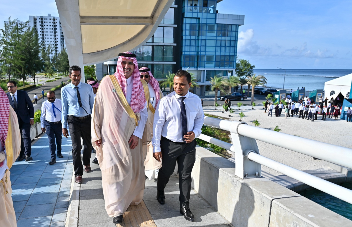 ފިނޭންސް މިނިސްޓަރު ޝަފީގު އަދި ސައުދީ ފަންޑުގެ ސީއީއޯ މަރުޝަދު -- ފޮޓޯ: ނިޝާން އަލީ / މިހާރު