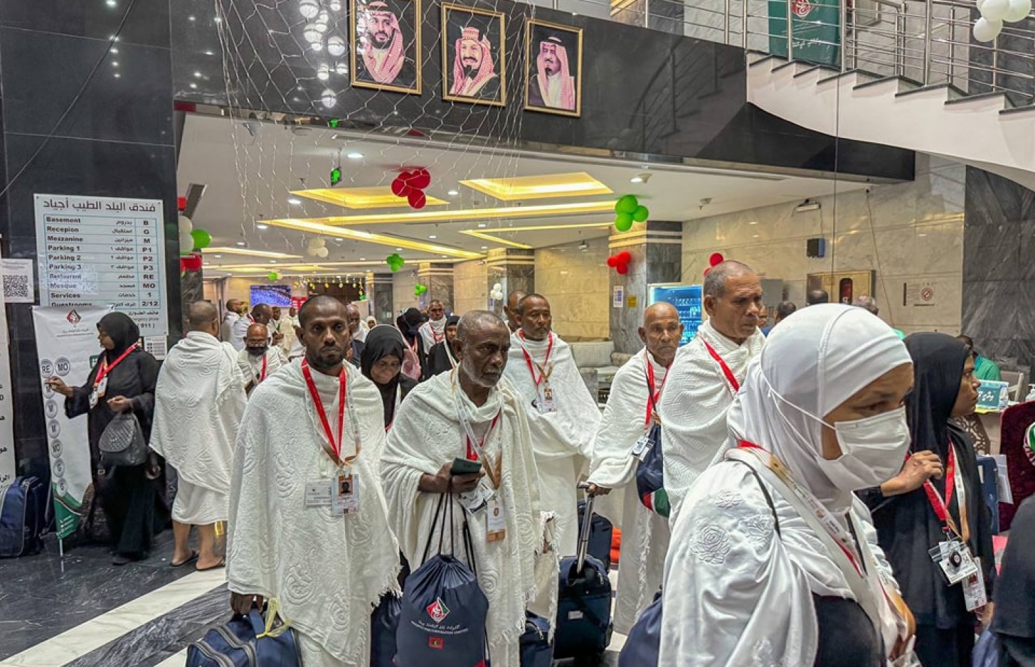 ދިވެހި ހައްޖުވެރިން މިނާ އަށް ދިއުމަށް އިއްޔެ ދަތުރަށް ތައްޔާރުވަނީ.---ފޮޓޯ: އިސްލާމިކް މިނިސްޓްރީ