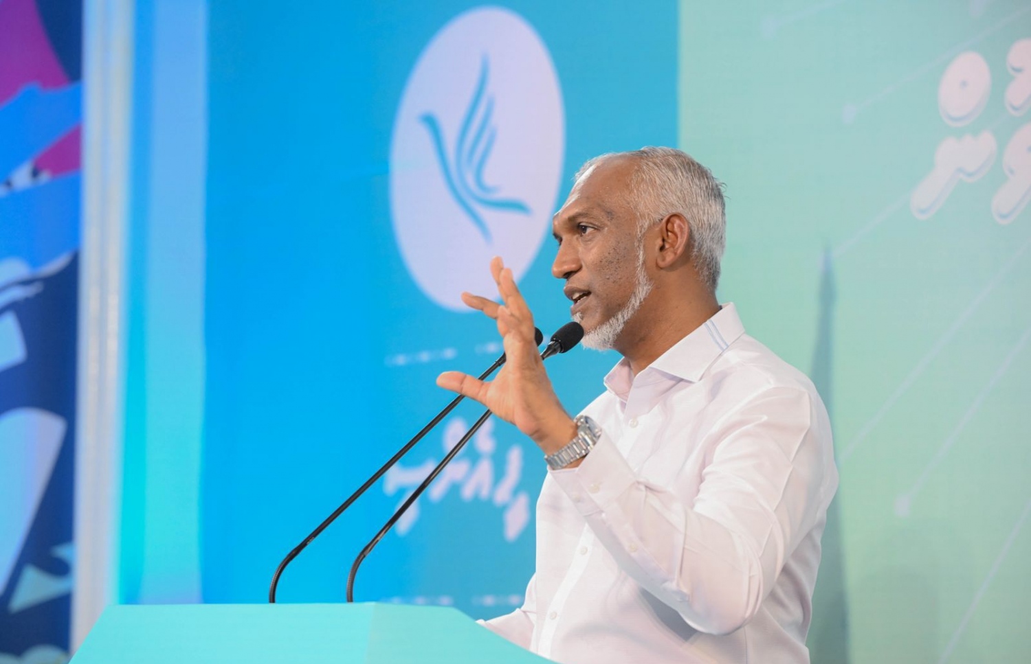 ޕީއެންސީގެ އާ ޖަގަހަ ހުޅުވަން މިރޭ ބޭއްވި ރަސްމިއްޔާތުގައި ރައީސް މުއިއްޒު ވާހަކަފުޅު ދައްކަވަނީ.