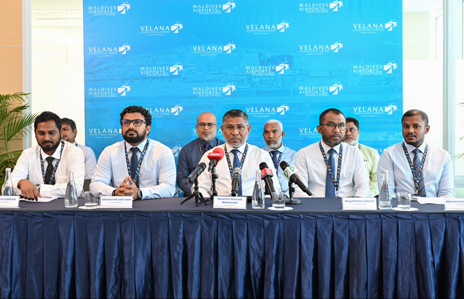 އެމްއޭސީއެލް އިން ބޭއްވި ނޫސްވެރިންގެ ބައްދަލުވުން -- ފޮޓޯ: ނިޝާން އަލީ / މިހާރު