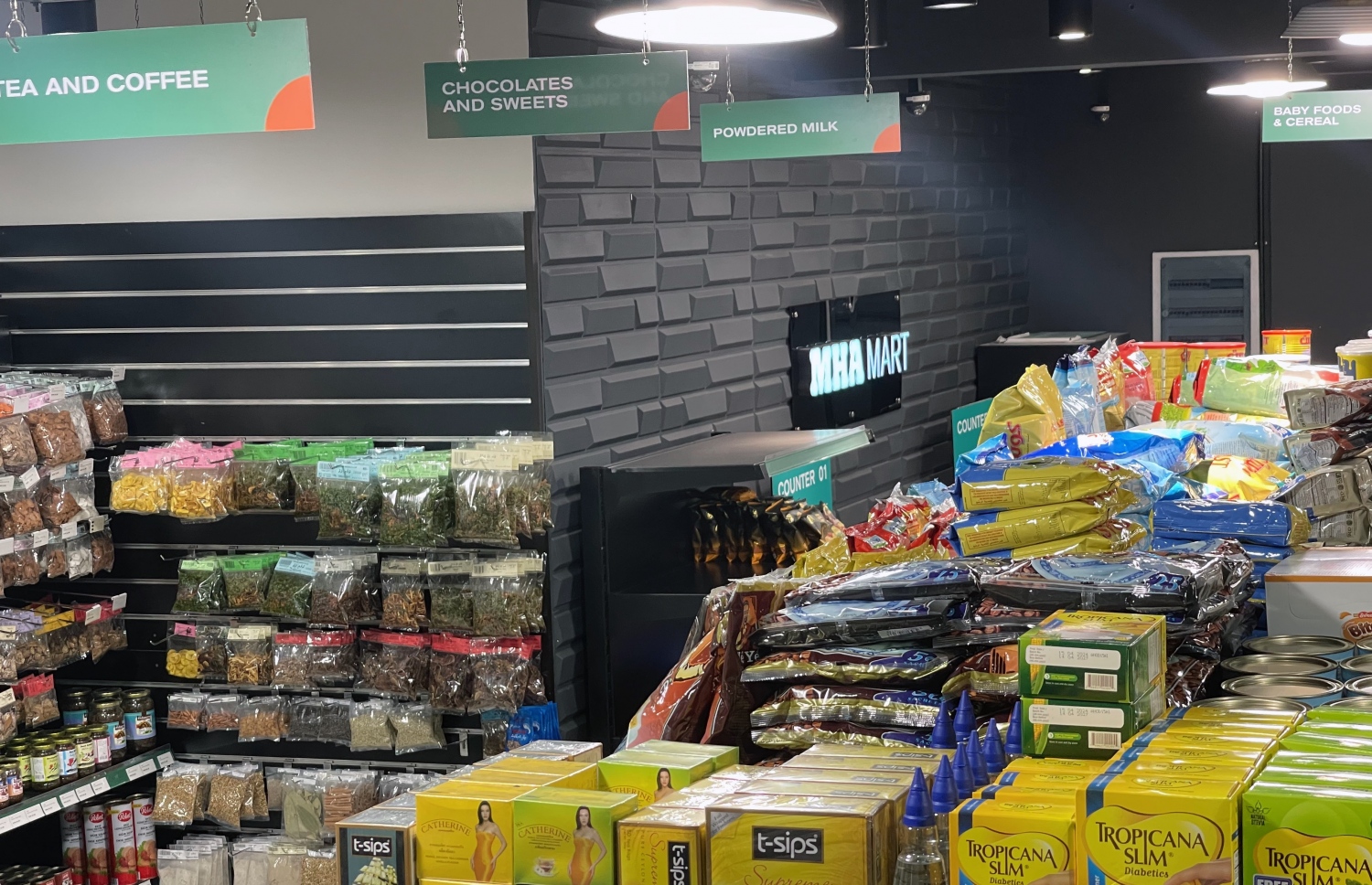 އެމްއެޗްއޭ ފިހާރައިގެ އެތެރެ.