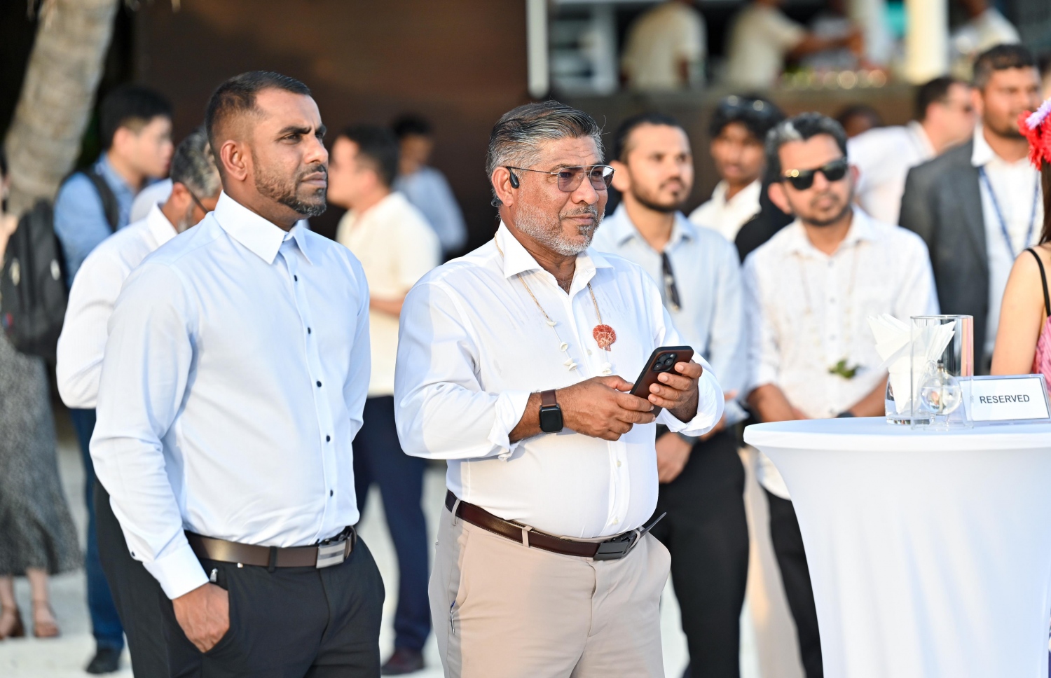 އެއާ ސާވިސް ވޯލްޑް ކޮންގްރެސް ފެށުމުގެ ރަސްމިއްޔާތުގެ ތެރެއިން. -- ފޮޓޯ: ނިޝާން އަލީ | މިހާރު