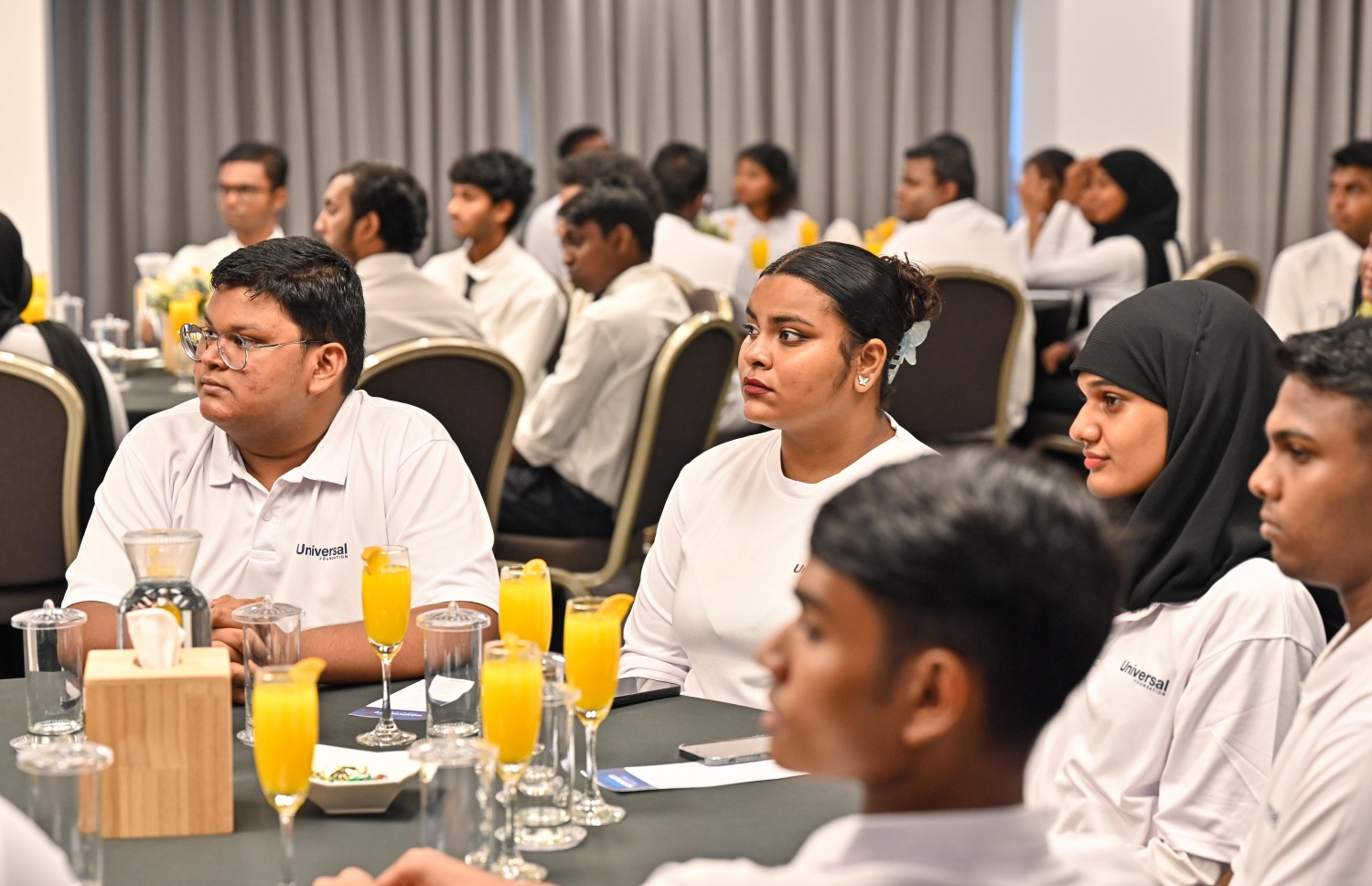 "ޑިސްކަވާ ހޮސްޕިޓަލިޓީ"ގެ ދަރިވަރުން. --ފޮޓޯ: ނިޝާން އަލީ | މިހާރު