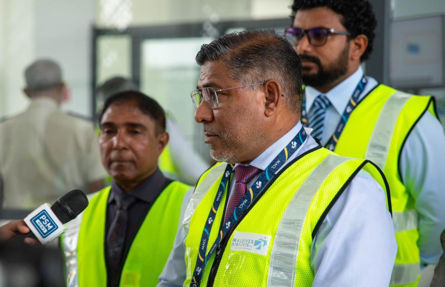 އެމްއޭސީއެލްގެ އެމްޑީ ޝަރީފު މިއަދުގެ ރަސްމިއްޔާތުގައި ވާހަކަ ދައްކަވަނީ.---ފޮޓޯ: އެމްއޭސީއެލް