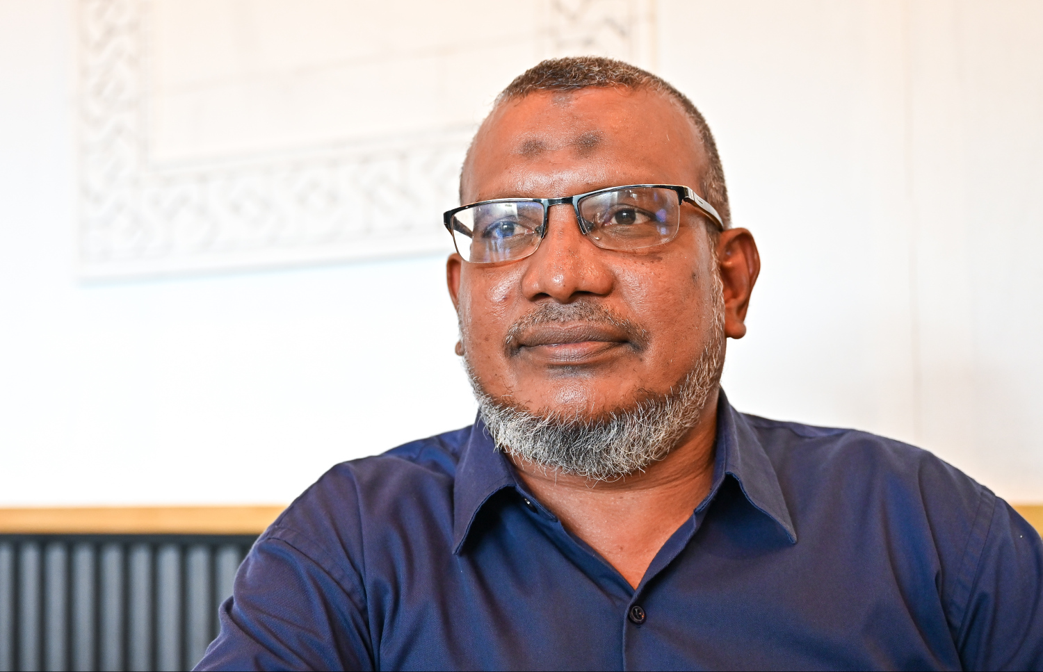 އަބްދުﷲ ޝަރީފް އިންޓަވިއު ދެއްވަނީ. -- ފޮޓޯ | މިހާރު