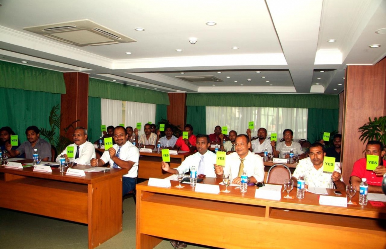 އެފްއޭއެމް ފުރަތަމަ ފަހަރަށް އިންތިހާބު ކުރަން ފަށައި 2008 ގައި ބޭއްވި ފުރަތަމަ ކޮންގްރެސް: ތިންވަނަ ފަހަރަށް އެފްއޭއެމް ނޯމަލައިޒް ކުރަން ފީފާ އިން ވަނީ ނިންމާފަ -- ފައިލް ފޮޓޯ: