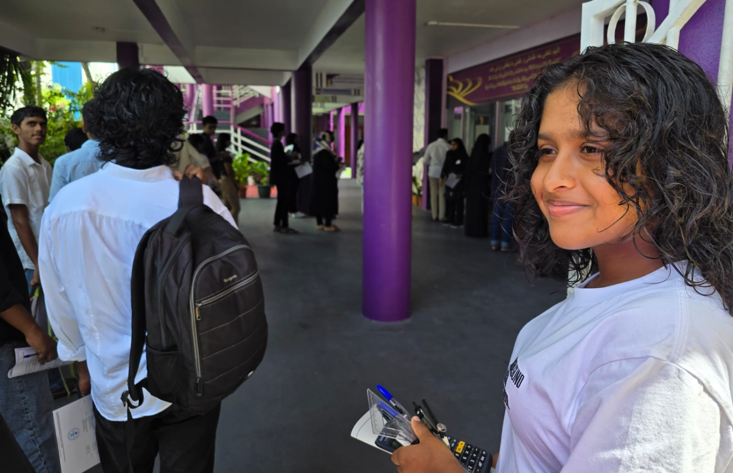 ނަބާ އައިޖީސީއެސްއީ ޓެސްޓު ހެދުމަށް ވަންނަނީ.--