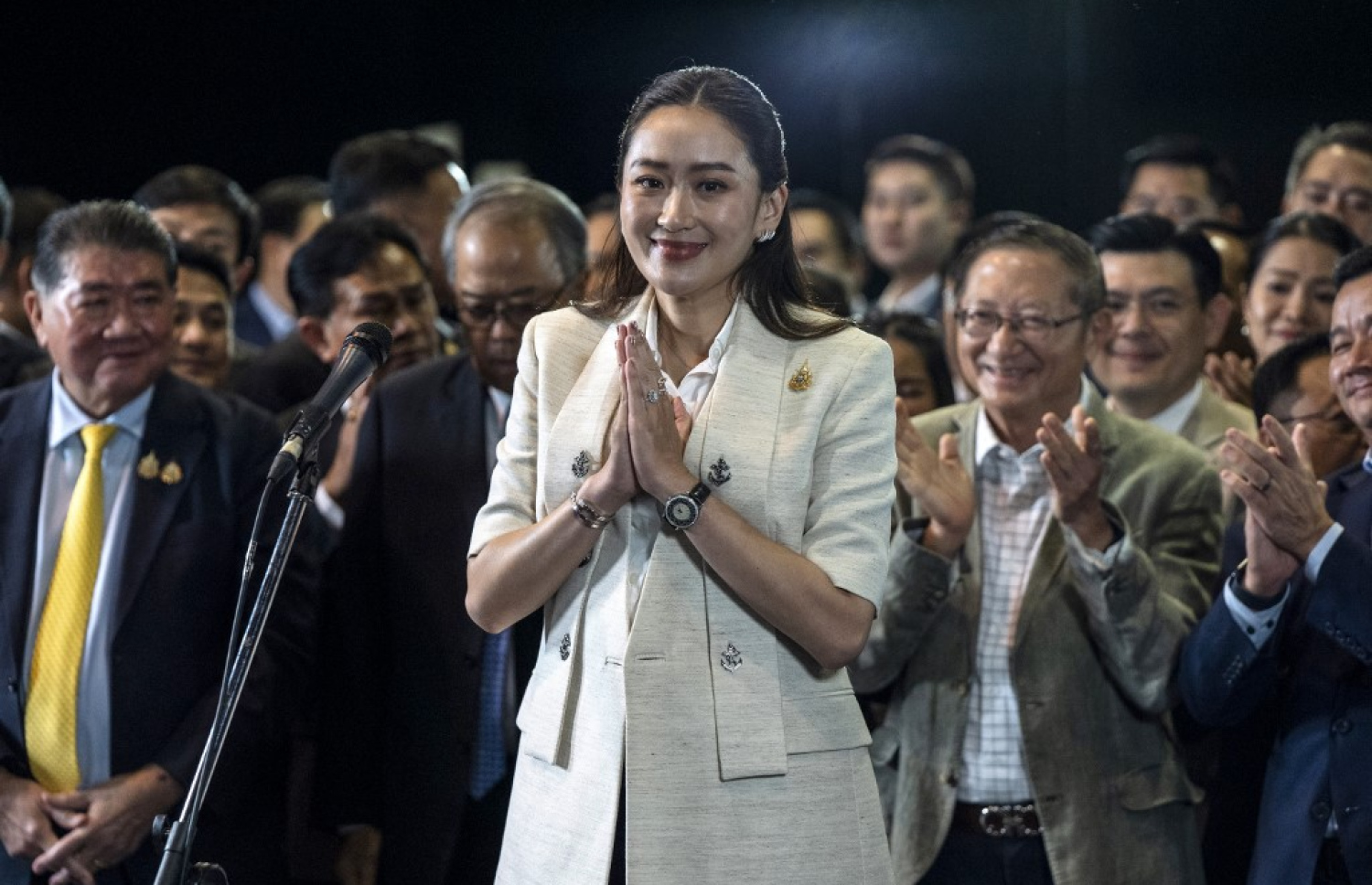 ތައިލެންޑުގެ ބޮޑުވަޒީރުކަމަށް މިއަދު އިންތިހާބުކުރި ޕައޭޓޮންޓާން ޝިނަވަޓްރާ. -- ފޮޓޯ: އޭއެފްޕީ