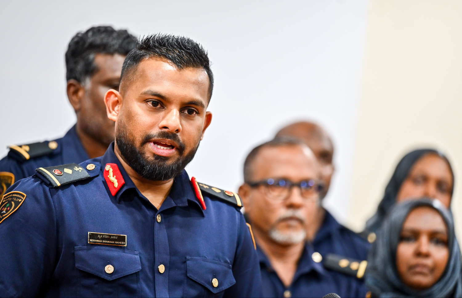 ކުރީގެ ކޮންޓްރޯލާ ޖެނަރަލް އޮފް އިމިގްރޭޝަން މުހައްމަދު ޝަމްއާން ވަހީދު.--