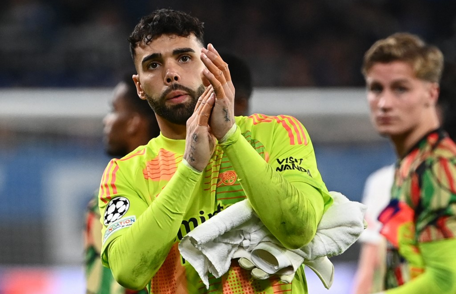 އާސެނަލްގެ ކީޕަރު ރާޔާ.-- ފޮޓޯ: އޭއެފްޕީ