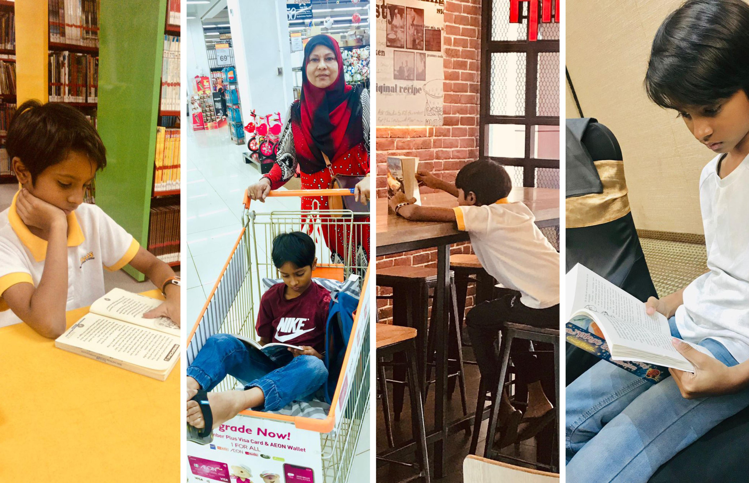 ޔަޝްއަލްއަކީ އަބަދުވެސް ފޮތް ކިޔަން ވަރަށް ޝައުގުވެރިވާ ކުއްޖެއް.