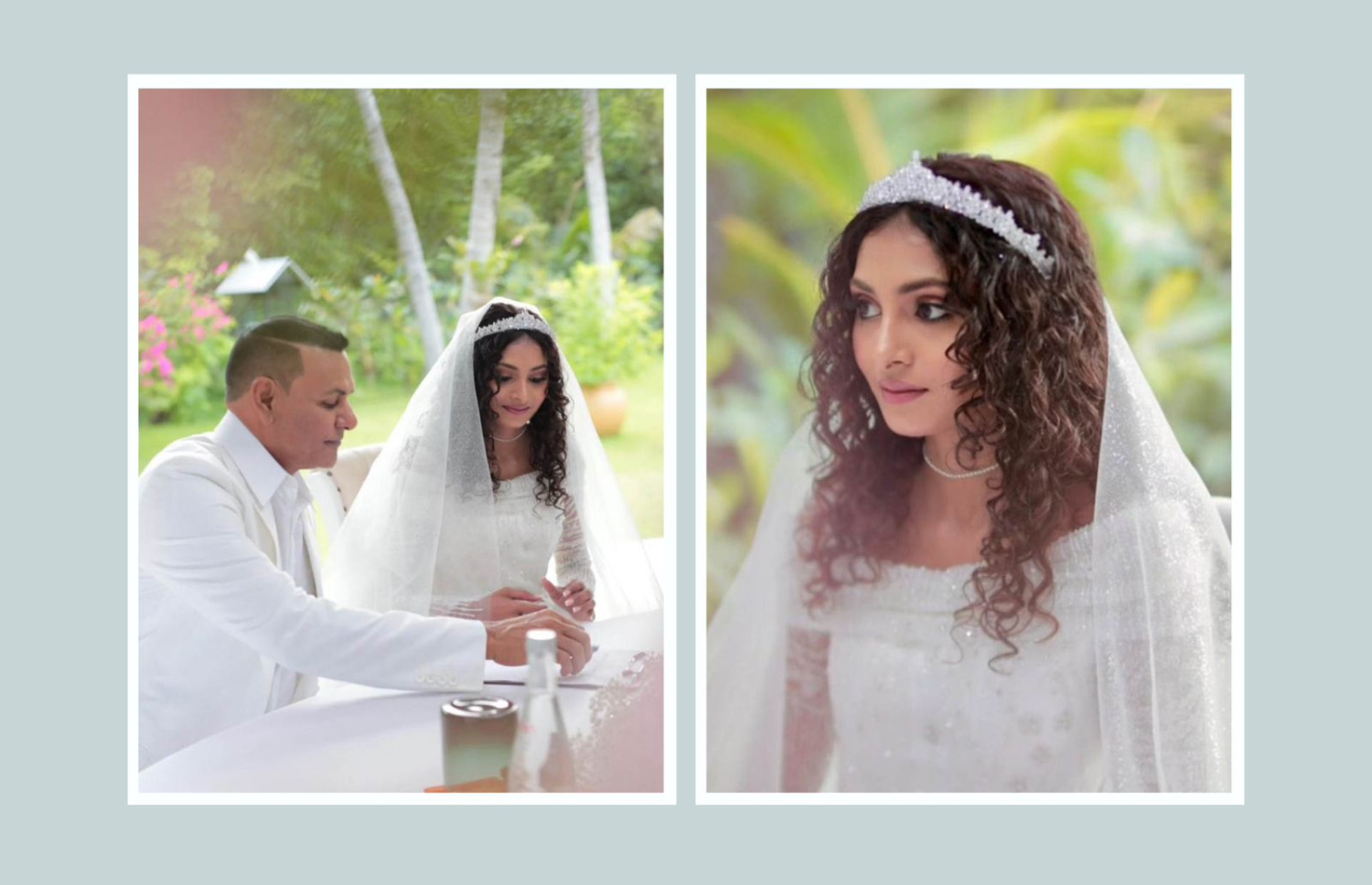 ސިޔާމް އާއި ޒާރާ ކައިވެނީގެ ހަފުލާގައި.