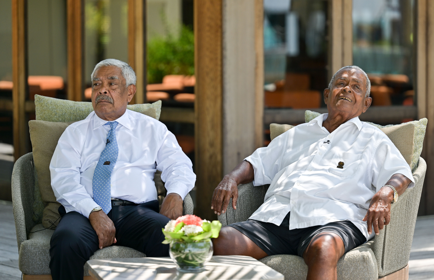 މީރު މޯލްޑިވްސް ރިސޯޓުގައި އަފީފާއި އުއްޗު" ދެ ބޭފުޅުން ވަނީ ޓޫރިޒަމް ދާއިރާގެ ނިންމުންތަކާ މެދު ދެކެވަޑައިގަންނަވާ ގޮތް ހިއްސާކުރައްވާފައި -- ފޮޓޯ: ނިޝާން އަލީ / މިހާރު