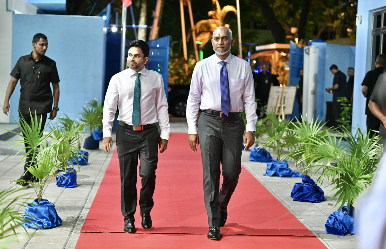 ރައީސް ޑރ. މުހައްމަދު މުއިއްޒުއާ އެކު ހައި ކޯޓުގެ އިސް ފަނޑިޔާރު ޝަހީދު