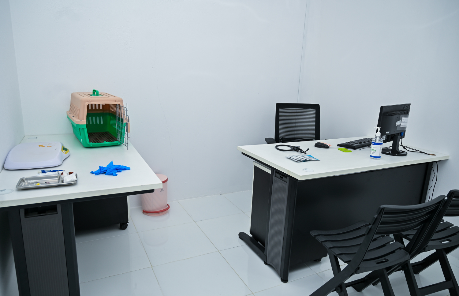 އޮޅު ހިޔާގައި ޖަނަވާރުން ޑޮކްޓަރަށް ދެއްކުމަށް ހާއްސަކޮށް ހަދާފައި ހުރި ކޮޓަރިއެއް -- ފޮޓޯ: ފަޔާޒު މޫސާ | މިހާރު