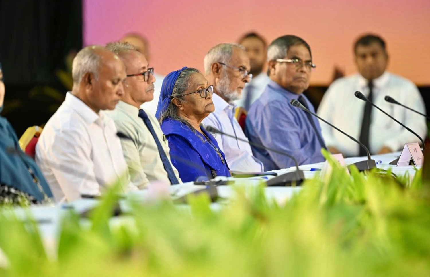 ގައުމީ ތަރައްގީގެ ޕްލޭން. މިއަދު ވަނީ އެކަމުގެ މަޝްވަރާތައް ފަށާފައި -- ފޮޓޯ: ރައީސް އޮފީސް