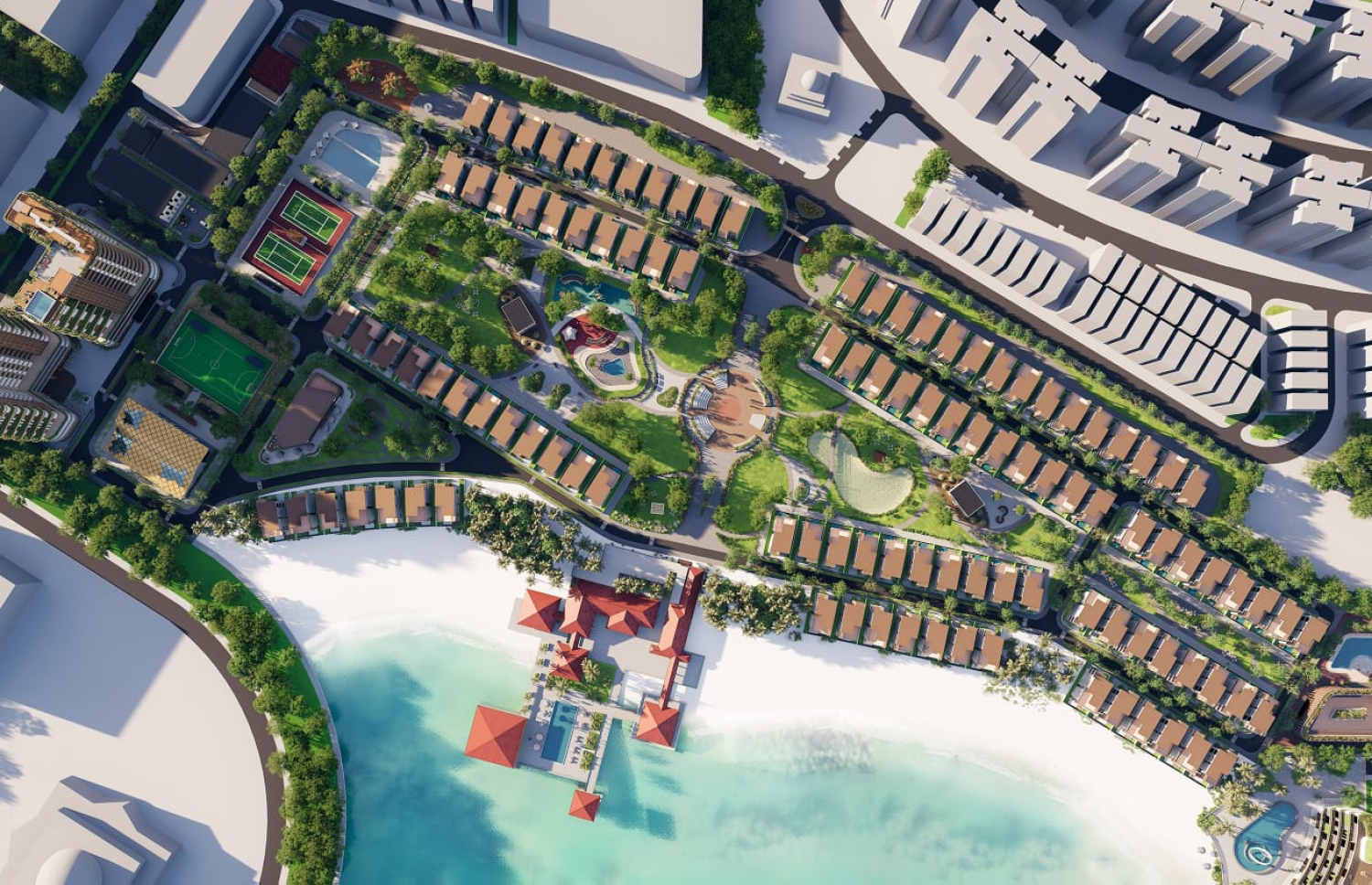 ފަރުކޮޅުފުށި ގޭޓެޑްގެ ނަމުގައި ތަރައްގީ ކުރާ ސަރަހައްދުގެ މޮޑެލްއެއް