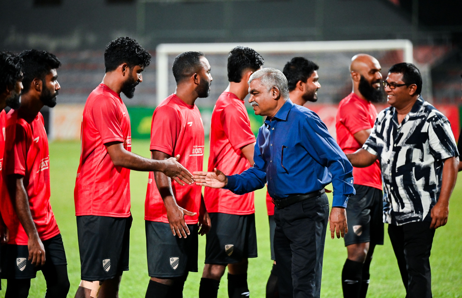 ގޯލްޑް ކަޕްގައި ކުޑަހުވަދޫ އާއި ފުވައްމުލައް ބައްދަލުކުރި މެޗު: ރޭ ކުޅުނު މެޗު މެޗު 3-1 އިން ފުވައްމުލައް ވަނީ ކާމިޔާބުކޮށްފައި.-- ފޮޓޯ: ނިޝާން އަލީ | މިހާރު