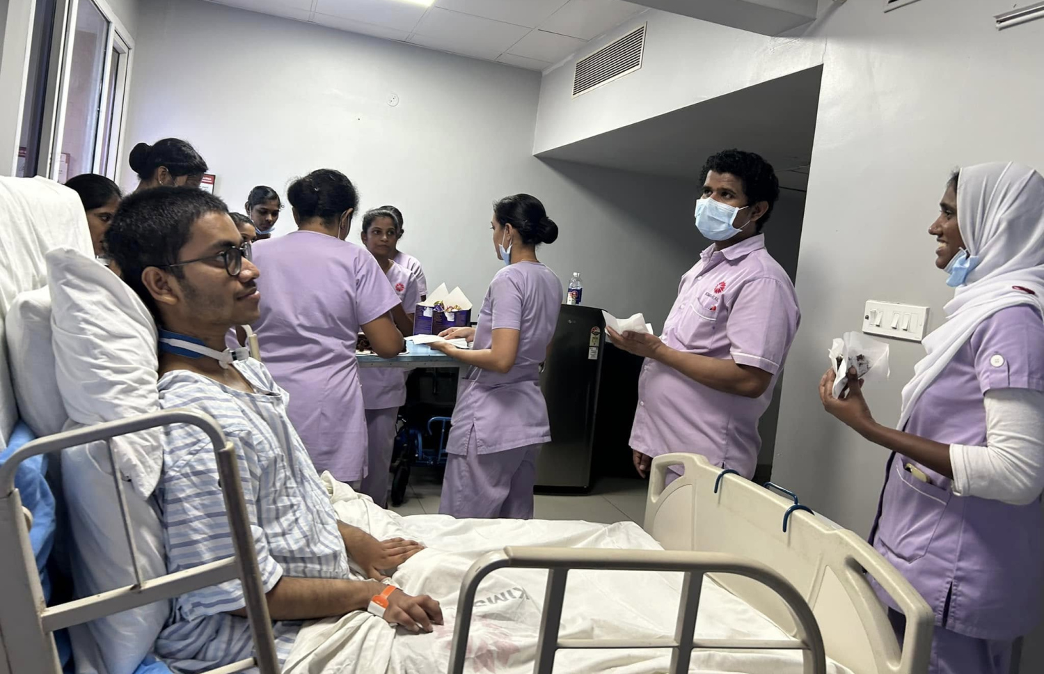 ރައިޝަން ހޮސްޕިޓަލުގައި.