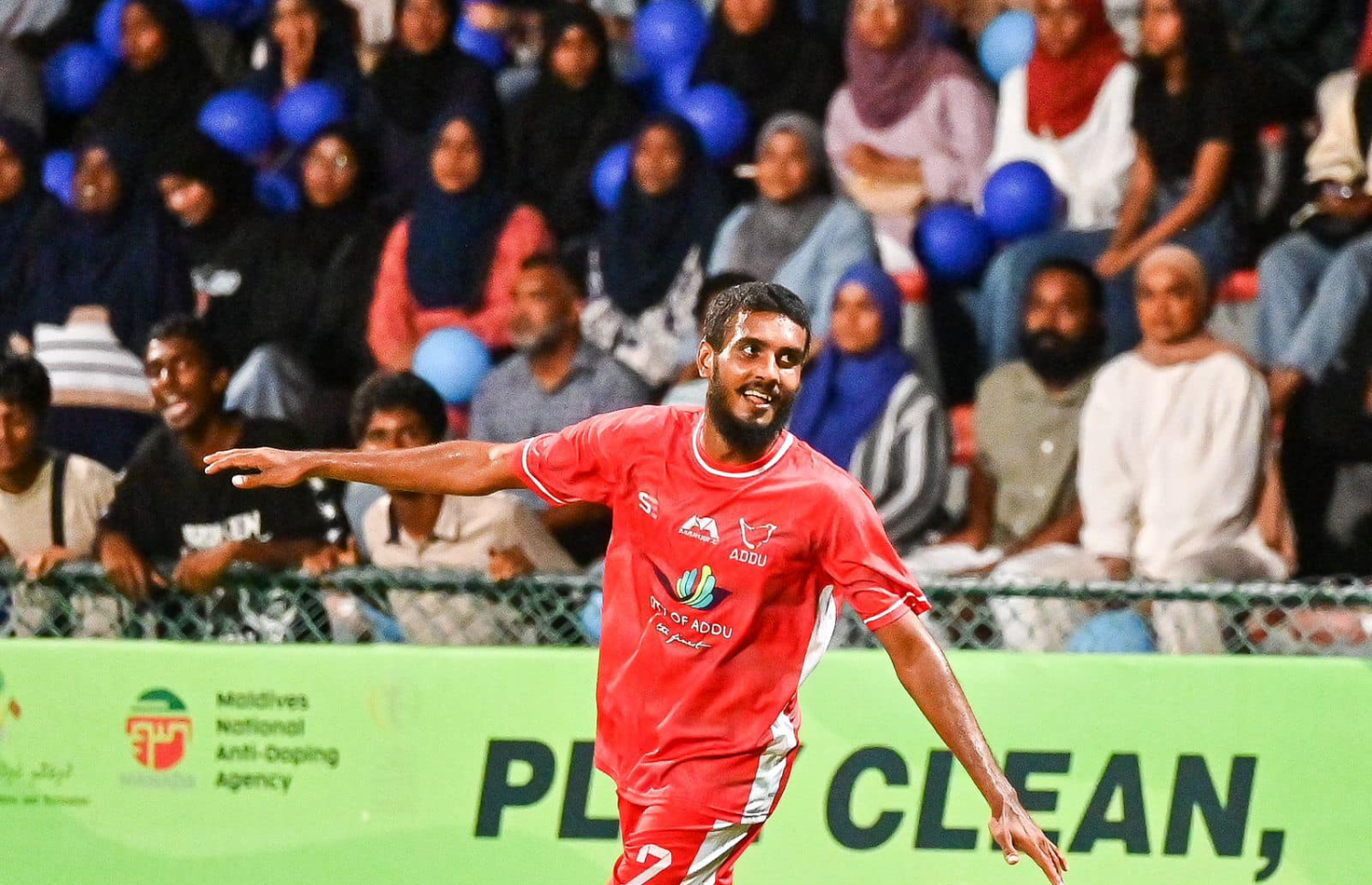 އިބްރާހިމް ވަހީދު ހަސަން ގޯލްޑް ކަޕްގައި އޭނާ ކުޅެނީ އައްޑޫ ޓީމަށް