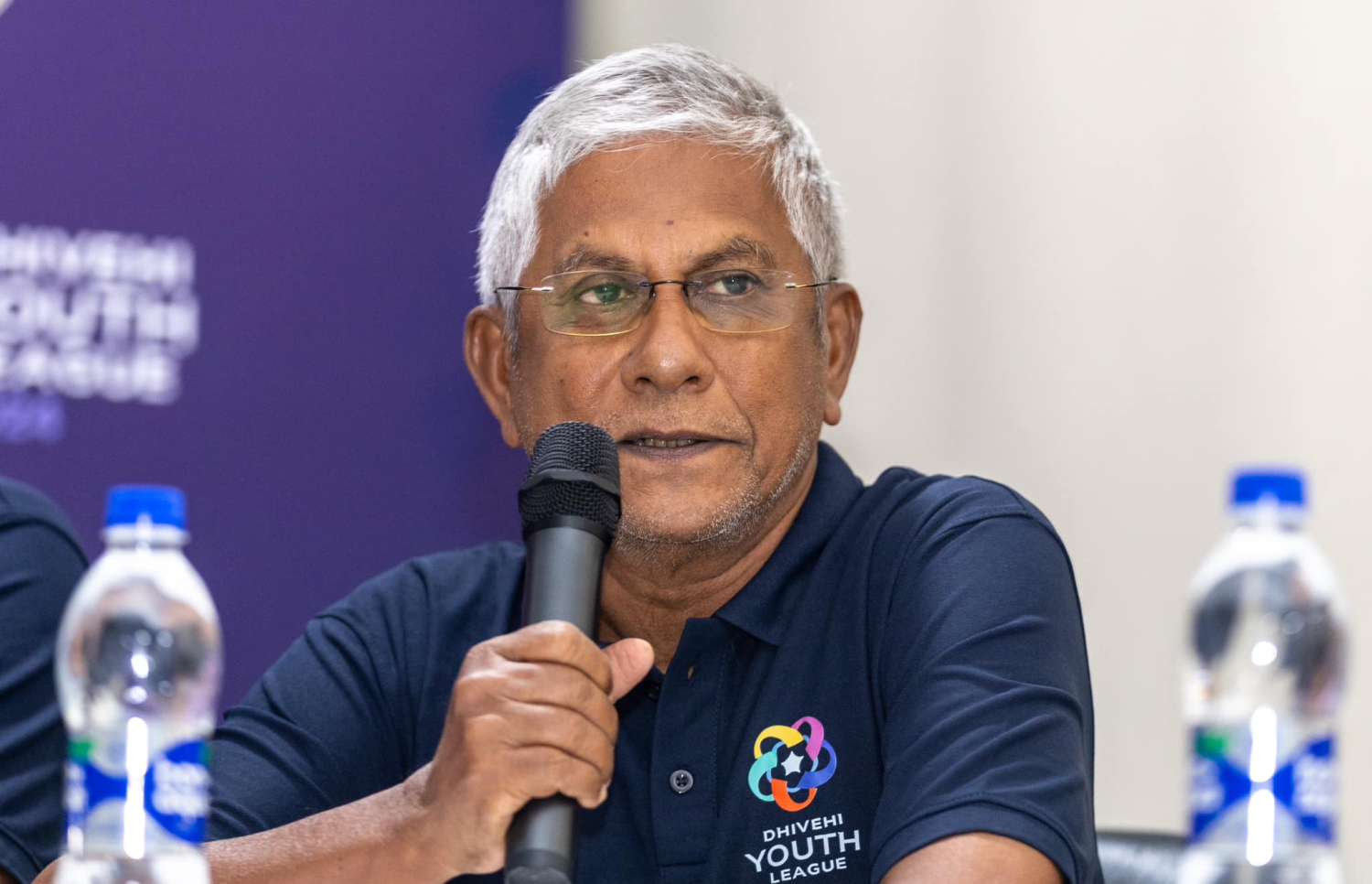 ޑީވައިއެލް އިންތިޒާމު ކޮމިޓީގެ ޗެއާޕާސަން އަދި އެމްއެސް މޭޓްސްގެ ރައީސް  ކާމިނީޕޫލް ހަސަން --- ފޮޓޯ: ޑީވައިއެލް