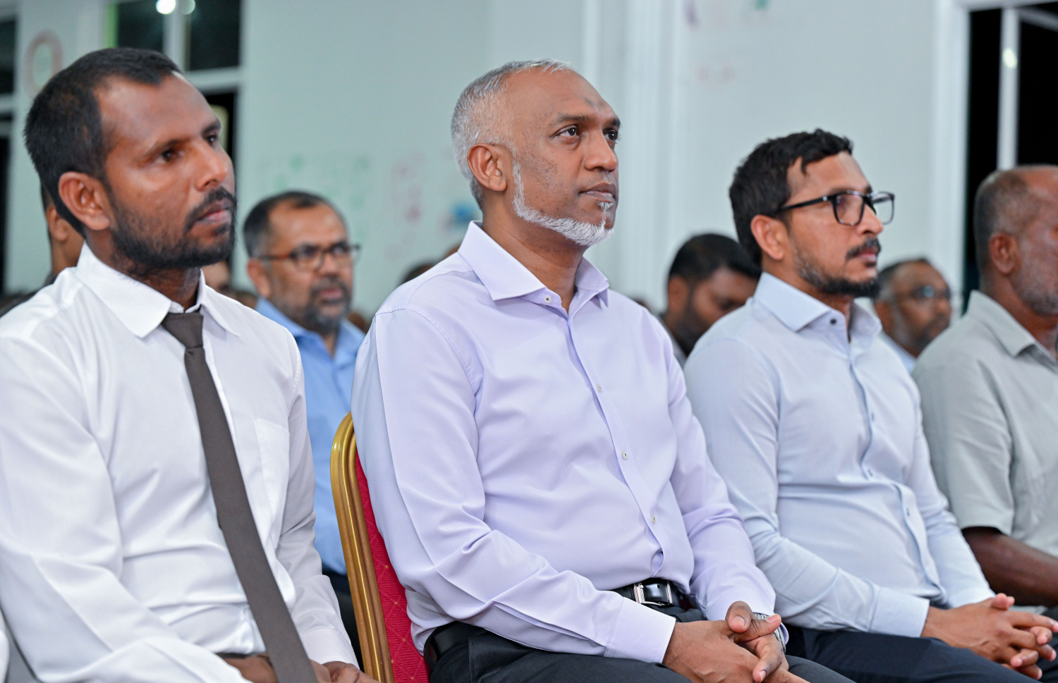 ރައީސް ޑރ. މުހައްމަދު މުއިއްޒު އިންނަމާދޫ ރައްޔިތުންނާ ބައްދަލުކުރެއްވުން.