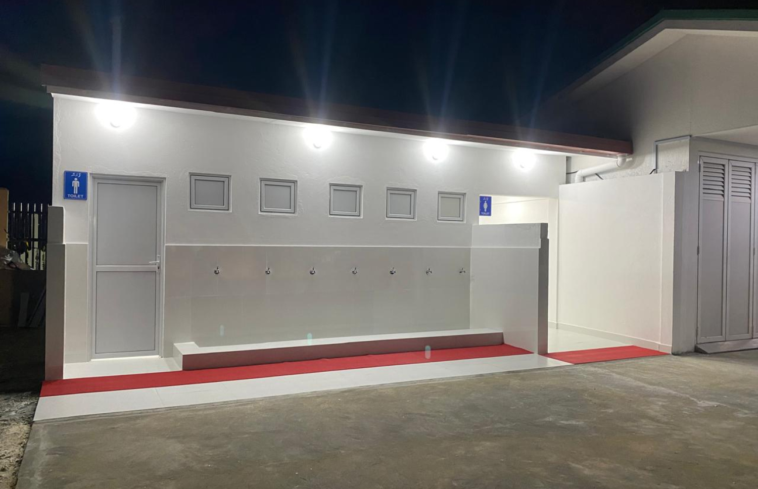 މަސަޖިދުލް ތަގުވާގައި މާލޭ ސިޓީ ކައުންސިލުން ހެދި ފާހަނާ.-- ފޮޓޯ: ކައުންސިލް