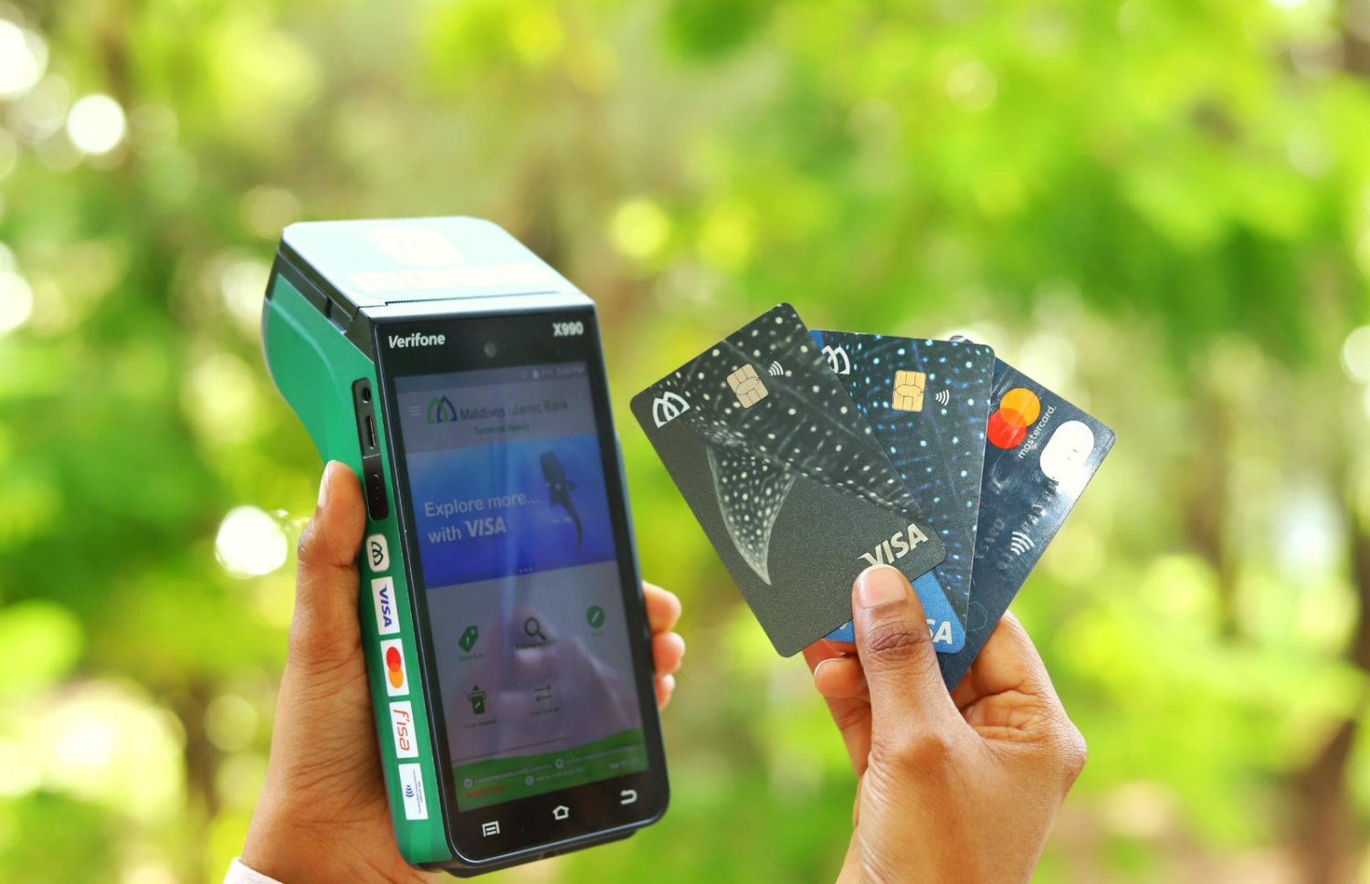 އެމްއައިބީގެ ވިސާ ކާޑުތައް.