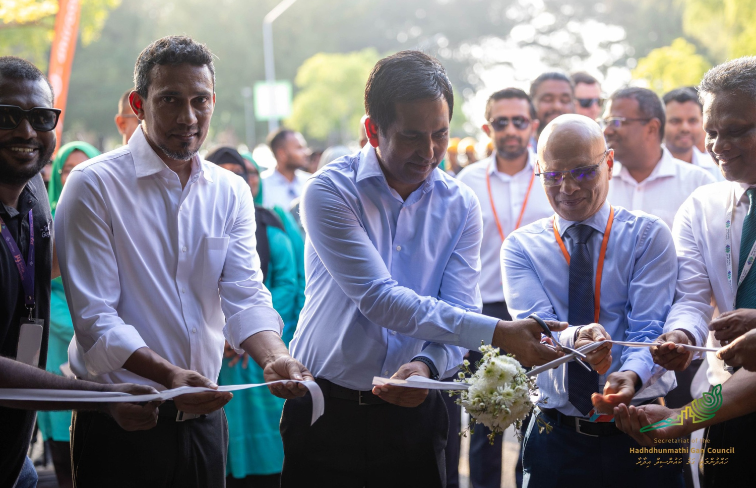 ޓްރެވެލް ގާއީޒްގެ ފަރާތުން އިންތިޒާމުކޮށްގެން ކުރިއަށްގެންދާ "ރަށު އެކްސްޕޯ 2025" އިކޮނޮމިކް މިނިސްޓަރު މުހައްމަދު ސައީދު ހުޅުއްވައިދެއްވަނީ.-- ފޮޓޯ: ރަށު އެކްސްޕޯ