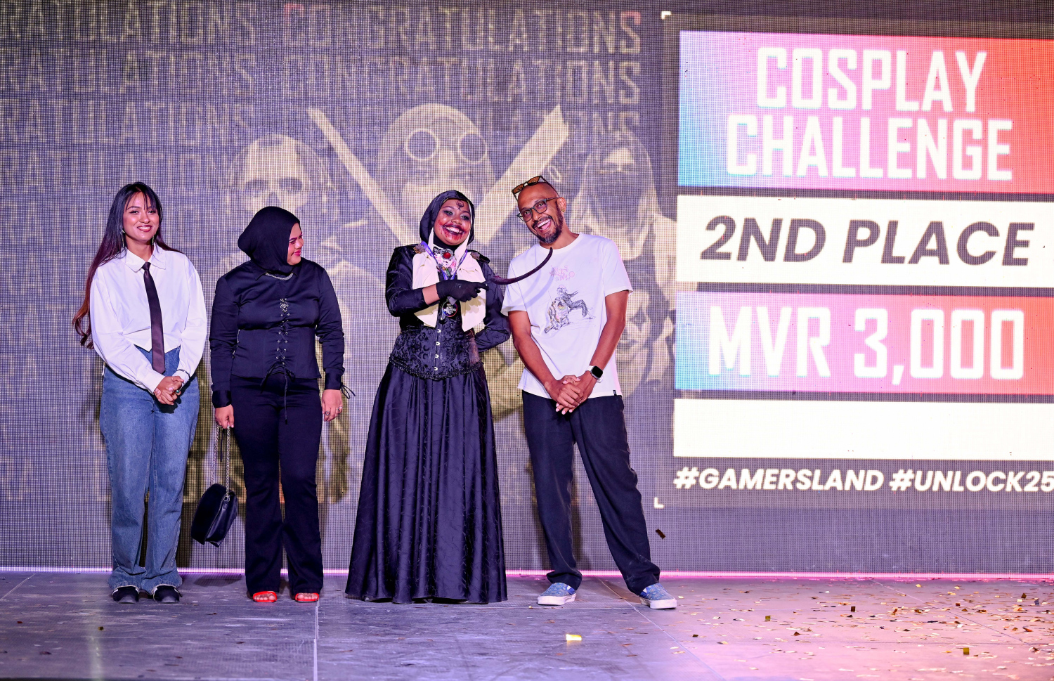 މުބާރާތުގައި ކޮސްޕްލޭގެ 2 ވަނަ ހޯދި މަރިޔަމް އަރީން ޝާހިދު.-- ފޮޓޯ: ނިޝާން އަލީ | މިހާރު