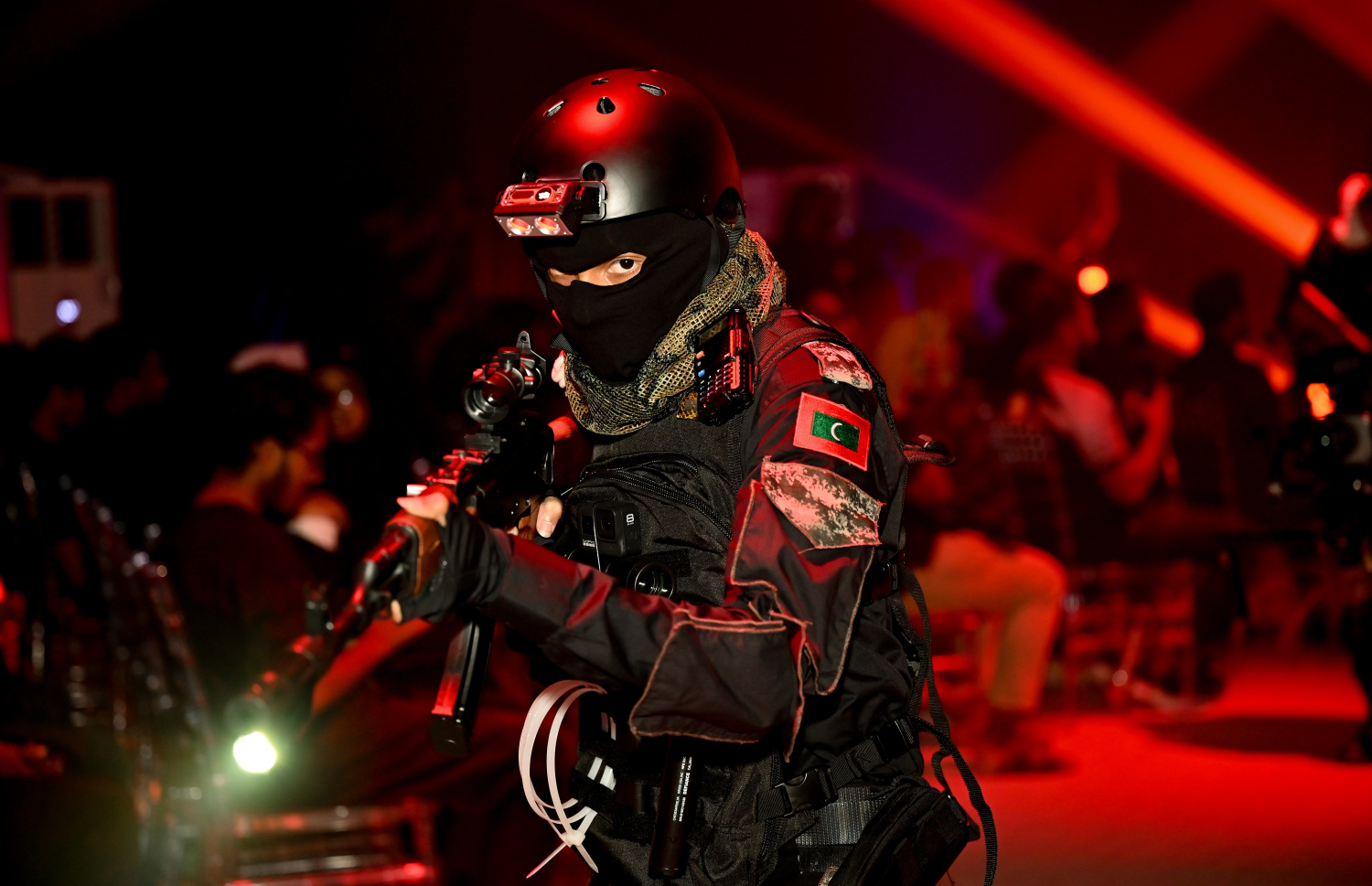 ގޭމިން ފެސްޓިވަލް ނިންމާލުމަށް ބޭއްވި ރަސްމިއްޔާތު ފެށުމުގެ ގޮތުން އަލްޓިމޭޓް ޕްލޭޔާގެ ތަށި ދައްކާލަން ބޭއްވި ހާއްސަ ޕާފޯމަންސެއް - ފޮޓޯ: ނިޝާން އަލީ | މިހާރު