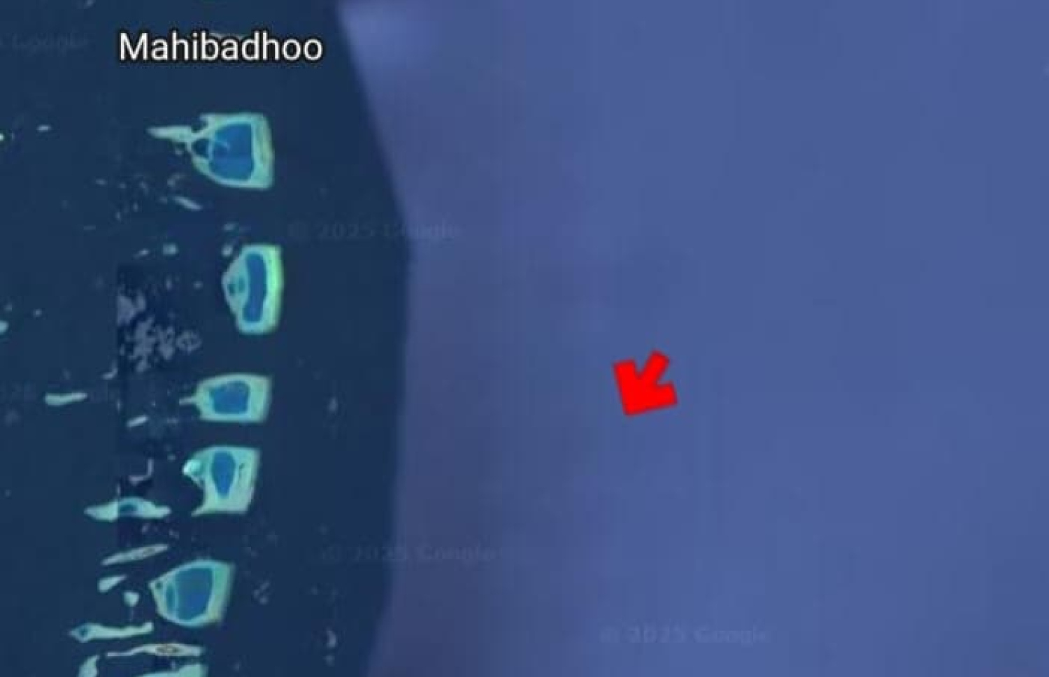ލޯންޗު އަޑިއަށް ދިޔަ ސަރަހައްދު ފާހަގަކޮށްފައި.---