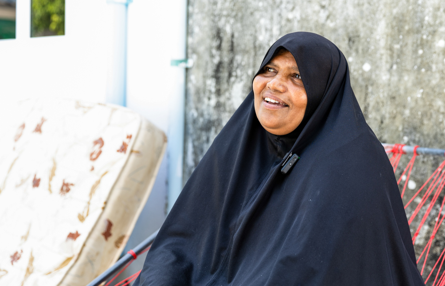 ޝަހީލާގެ ދިރިއުޅުން ބަދަލުވި ގޮތް "މިހާރު"އަށް ކިޔައިދެނީ. -- ފޮޓޯ: މުހައްމަދު އައުސަފް | މިހާރު