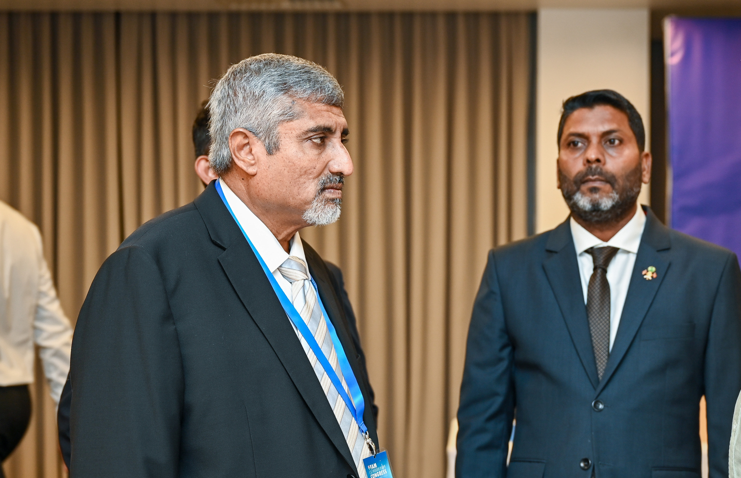 އެފްއޭއެމްގެ ކޮންގްރެސްގައި ރާފިއު އާއި އެފްއޭއެމް ނޯމަލައިޒޭޝަން ކޮމިޓީވެ ޗެއާމަން އަހްމަދު މުއިއްޒު --- ފައިލް ފޮޓޯ:  ފަޔާޒު މޫސާ | މިހާރު