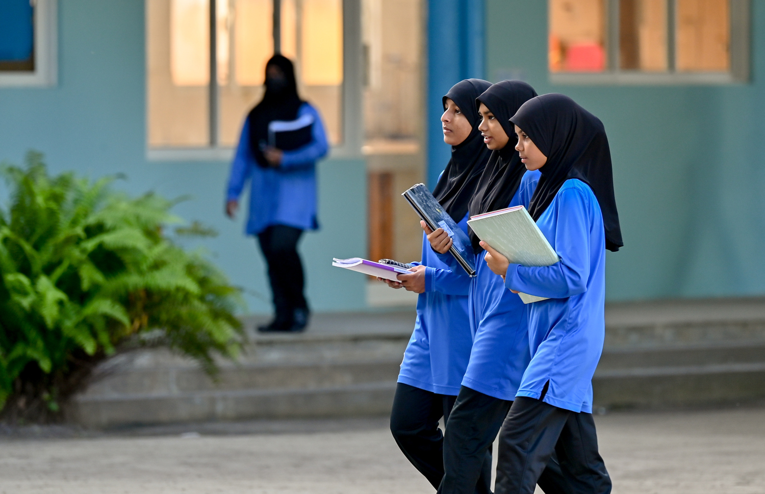 ދ. ކުޑަހުވަދޫ ސްކޫލްގެ ދަރިވަރުންތަކެއް. --ފޮޓޯ: މިހާރު