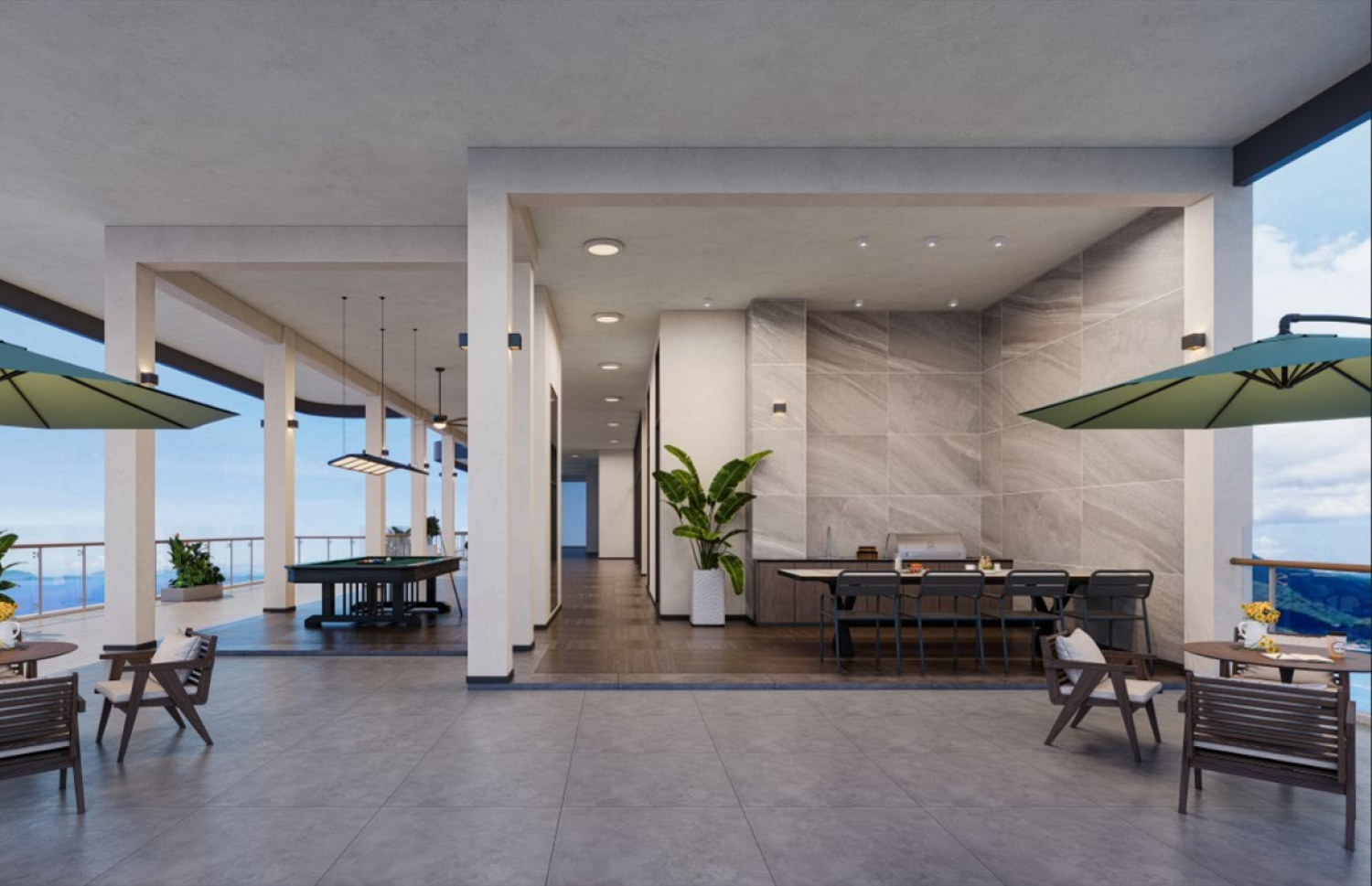 ބޭފެންސީގެ ރެޒިޑެންޓުންނަށް 17 ވަނަ ފްލޯގައި ހަދާ ބައެއް ފެސިލިޓީތައް ހުންނާނެ ގޮތުގެ މޮޑެލް.