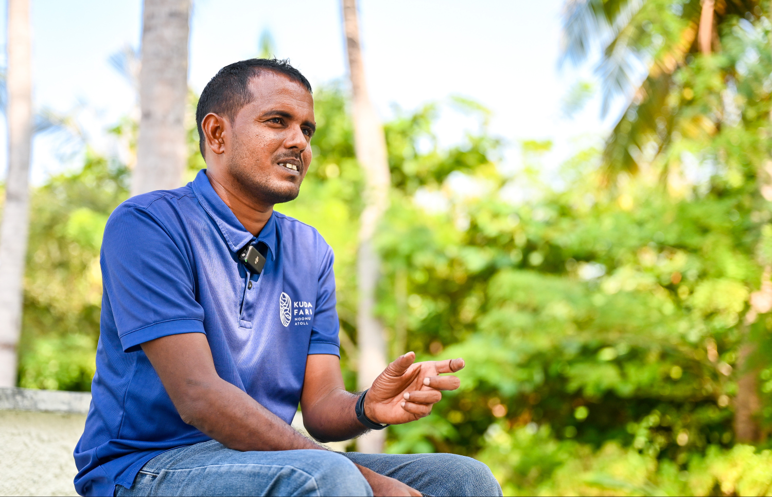 ކައުންސިލްގެ ރައީސް ޝަމީމް "މިހާރު"އާ ވާހަކަ ދައްކަވަނީ. -- ފޮޓޯ: ފަޔާޒް މޫސާ | މިހާރު