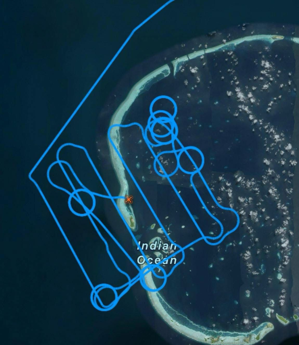 އެމްއެންޑީއެފްގެ ޑްރޯން ބޭނުން ކޮށްގެން ބަލާފައިވާ ސަރަހައްދު ފާހަގަ ކޮށްފައި-- ފޮޓޯ: އޭވިއޭޓާ މޯލްޑިވްސް